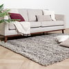 Hochflor Wollteppich - Royal Hellgrau Meliert - thumbnail 3