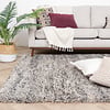 Hochflor Wollteppich - Royal Hellgrau Meliert - thumbnail