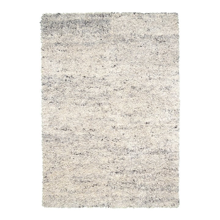 Hochflor Wollteppich - Royal Creme Grau - 1