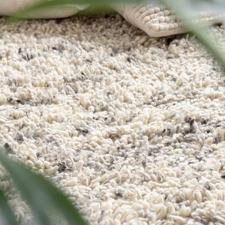 Hochflor Wollteppich - Royal Creme Grau - 5