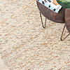 Wollteppich - Melange Creme Braun - thumbnail 4