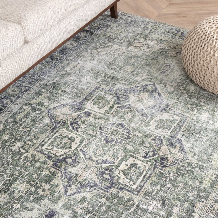 Teppich Vintage - Lugan Grün - 2