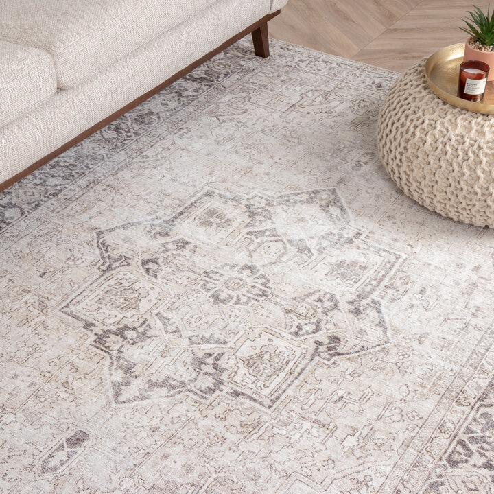 Teppich Vintage - Lugan Hellbraun - 2