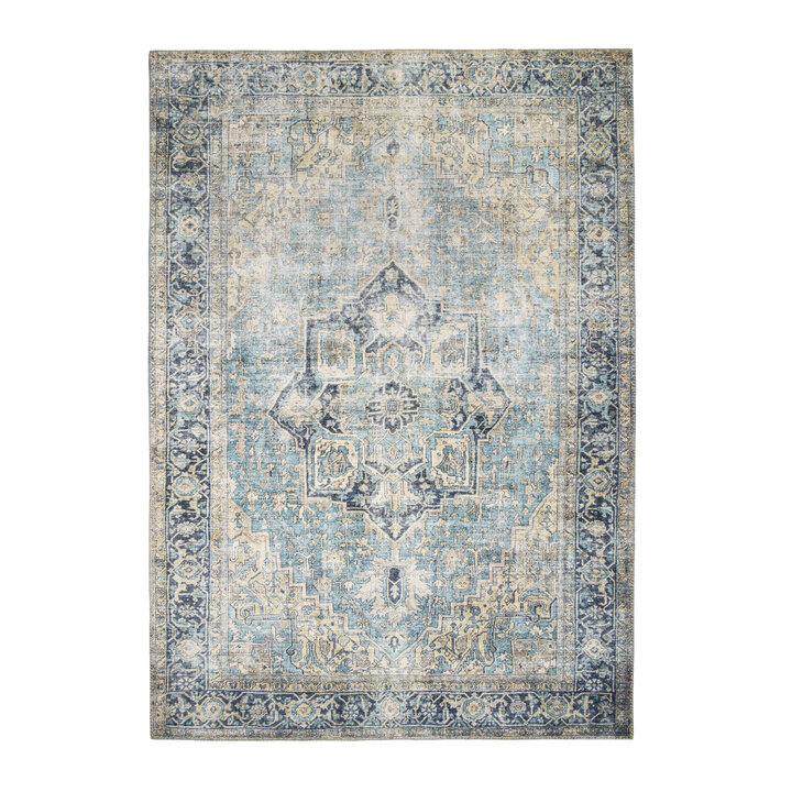 Teppich Vintage - Lugan Hellblau - 1