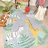 Kinderteppich - Jungle Giraffe Bunt - thumbnail