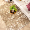 Hochflor Teppich - Glorious Champagner Creme - thumbnail 3
