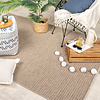 In- & Outdoor Jute Teppich - Fora Melange Natural - thumbnail
