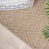 In- & Outdoor Jute Teppich - Fora Tile Natural - thumbnail 3