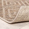 In- & Outdoor Jute Teppich - Fora Tile Natural - thumbnail 6