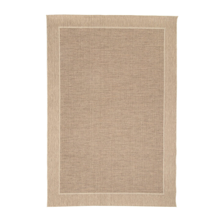 In- & Outdoor Jute Teppich - Fora Edge Natural - 1