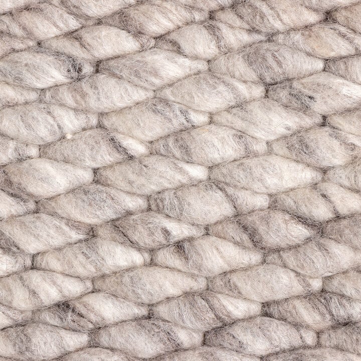 Wollteppich - Brilliant Hellgrau - 7