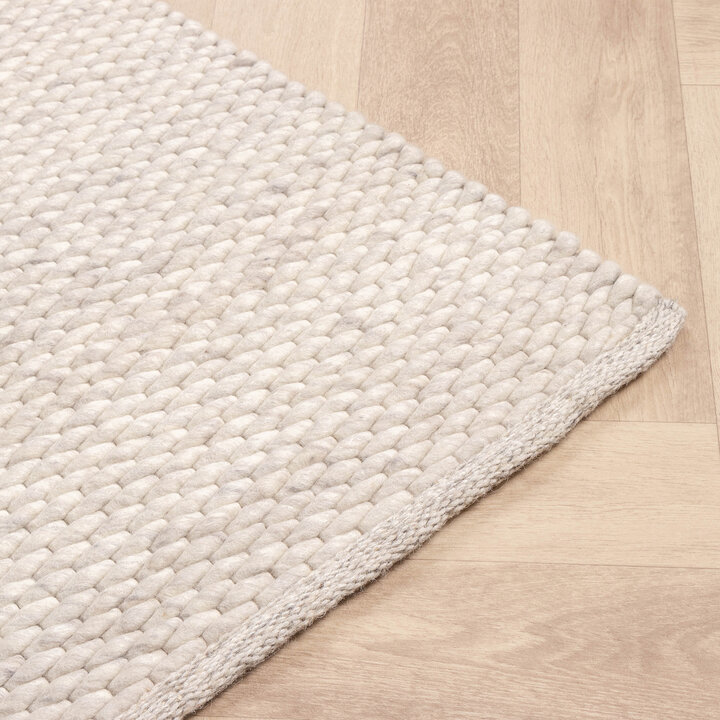 Wollteppich - Brilliant Creme Weiß - 6