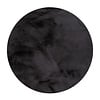 Hochflor Teppich Rund - Comfy Supreme Schwarz - thumbnail 1