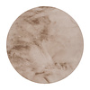 Hochflor Teppich Rund - Comfy Supreme Taupe - thumbnail 1