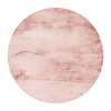 Hochflor Teppich Rund - Comfy Supreme Rosa - thumbnail 1