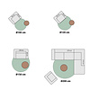 Hochflor Teppich Rund - Comfy Supreme Creme - thumbnail 8