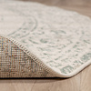 Teppich Vintage Rund - Spring Ethnic Creme Grün - thumbnail 5