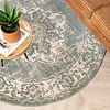 Teppich Vintage Rund - Spring Medaillon Grün Creme - thumbnail 3