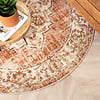 Teppich Vintage Rund - Spring Medaillon Terracotta Creme - thumbnail 3