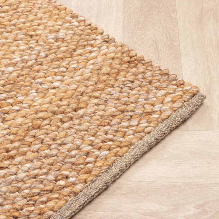 Wollteppich - Brilliant Ockergelb - 5