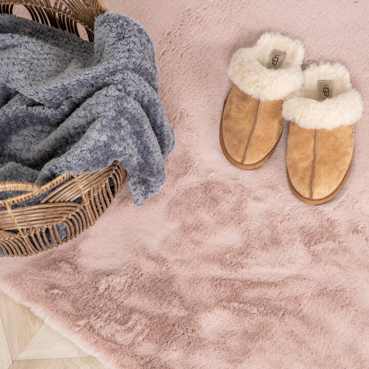 Hochflor Läufer - Comfy Supreme Rosa - 3