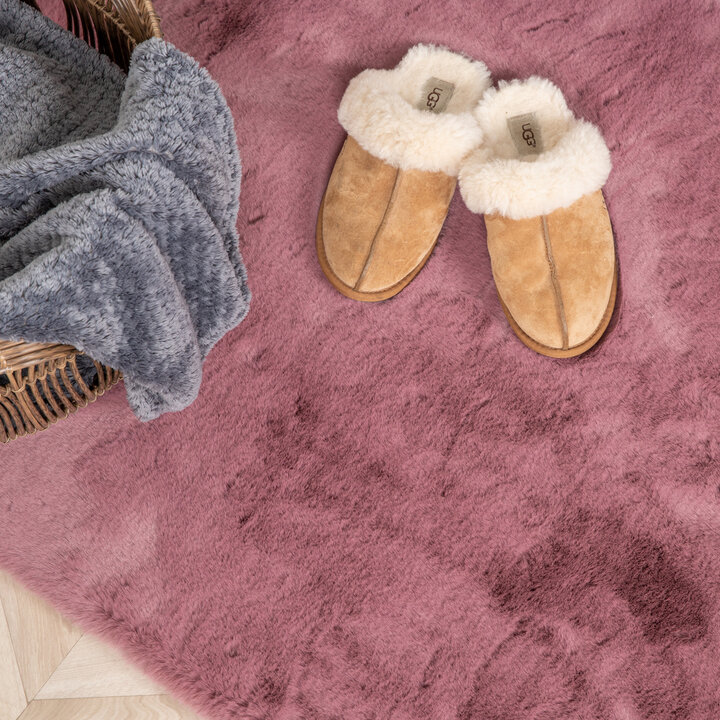 Hochflor Läufer - Comfy Supreme Dunkelrosa - 3