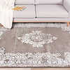 Teppich Vintage - Adore Medaillon Taupe Grau - thumbnail 2