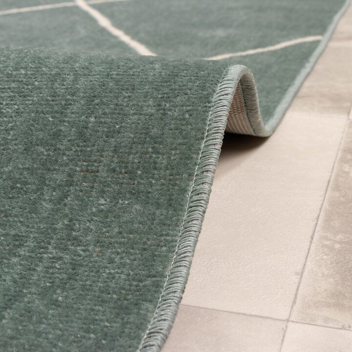Teppich Skandinavisch - Odin Lines Grün - 6