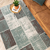 Teppich Vintage - Spring Patchwork Grün Grau - thumbnail 3