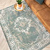 Teppich Vintage - Spring Medaillon Grün Creme - thumbnail 3