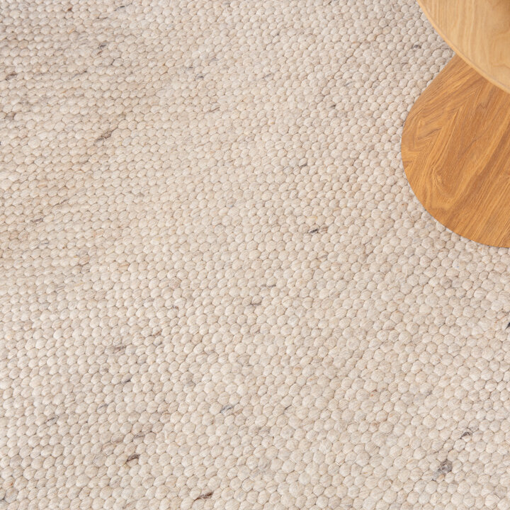 Wollteppich - Feline Weiß Meliert - 3