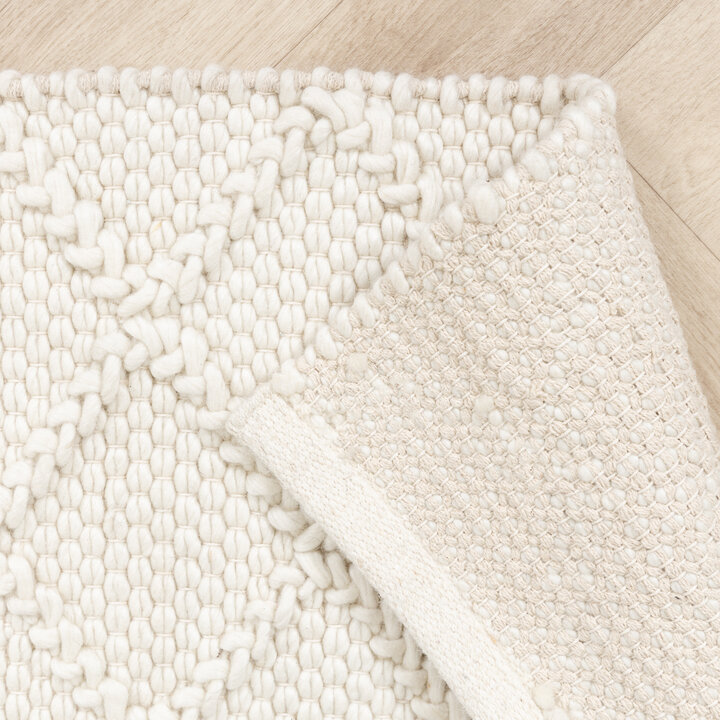 Wollteppich - Knit Creme - 7