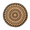 Jute Teppich Rund - Henna Ayda Natur - thumbnail 1
