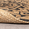 Jute Teppich Rund - Henna Ayda Natur - thumbnail 5
