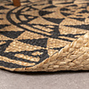 Jute Teppich Rund - Henna Maya Natur - thumbnail 5