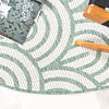 In- & Outdoor Teppich Rund - Summer Arch Grün - thumbnail 3