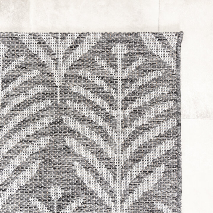 In- & Outdoor Teppich - Summer Leaves Grau - 4
