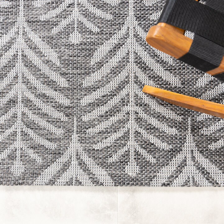 In- & Outdoor Teppich - Summer Leaves Grau - 6
