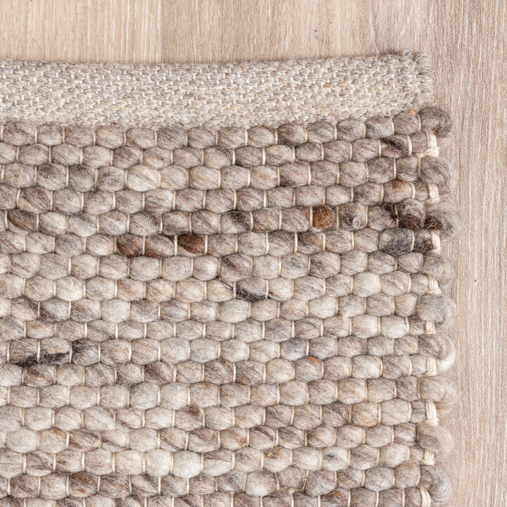 Wollteppich - Feline Braun Meliert - 5