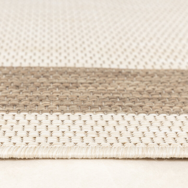 In- & Outdoor Jute Teppich - Nomad Edge Creme - 6