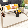 In- & Outdoor Jute Teppich - Nomad Edge Creme - thumbnail 4