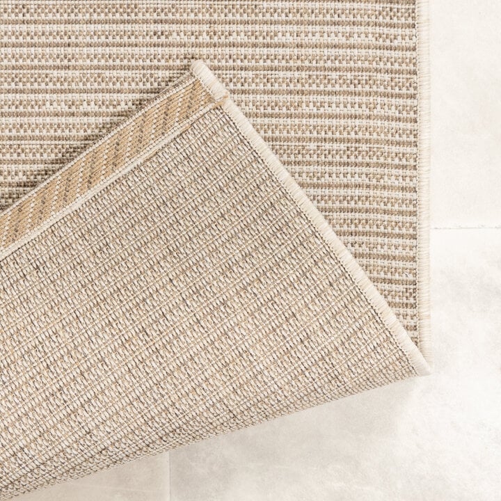 In- & Outdoor Jute Teppich - Nomad Melange Creme - 8