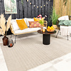 In- & Outdoor Jute Teppich - Nomad Melange Creme - thumbnail