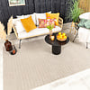 In- & Outdoor Jute Teppich - Nomad Melange Creme - thumbnail 3