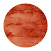 Hochflor Teppich Rund - Comfy Supreme Terracotta - thumbnail 1