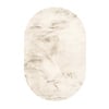 Hochflor Teppich Oval - Comfy Supreme Creme - thumbnail 1