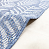 In- & Outdoor Teppich Rund - Summer Leaves Blau - thumbnail 6