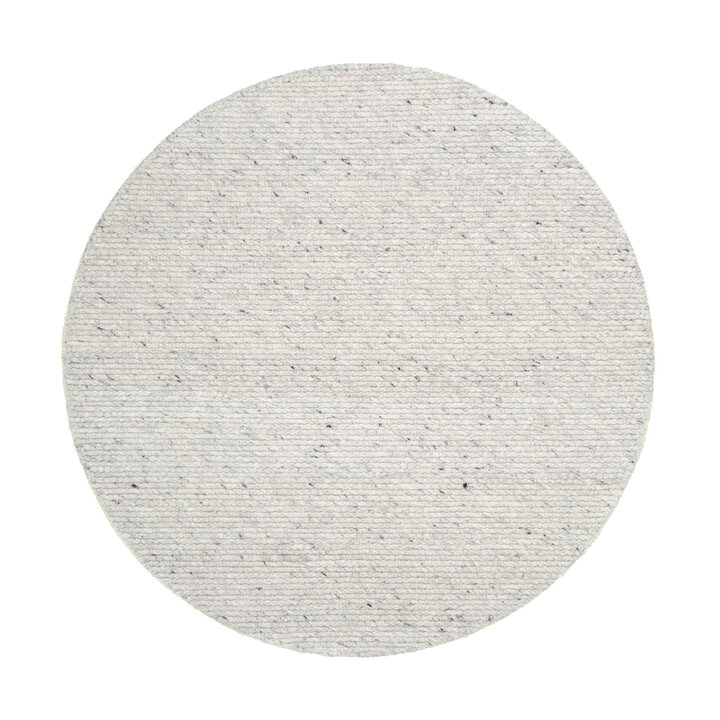 Wollteppich Rund - Feline Grau Meliert - 1