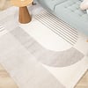 Hochflor Teppich - Serene Shapes Creme - thumbnail 3