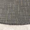 In- & Outdoor Teppich Rund - Malta Melange Schwarz - thumbnail 7